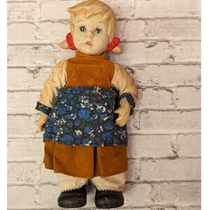 Gretel Oumlet Doll Vintage Porcelain Bisque 1980's Collectible